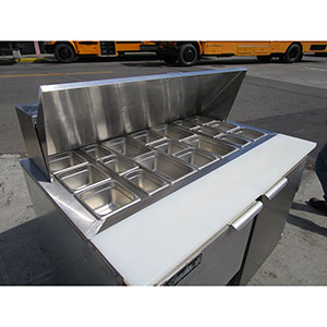 Leader 48" Sandwich Prep Table / Cooler LM-48, Excellent Condition image 3