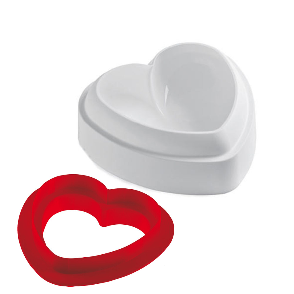 Silikomart Amore Heart-Shape Silicone Freezing and Baking Mold image 1
