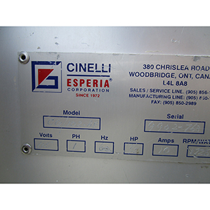 Cinelli Esperia Kaiser Roll Press CG/102, Very Good Condition image 10