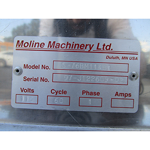 Moline Bread Moulder S-76, Great Condition image 8