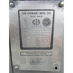 Hobart 30 Quart Mixer D300, Great Condition image 5