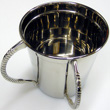 Cup for Jewish Ritual Hand Washing (with Handles) Stainless Stee image 1