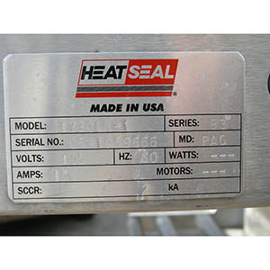Heat Seal and Shrink Tunnel Model 1730Lb and 1734-1 Used Condition image 16