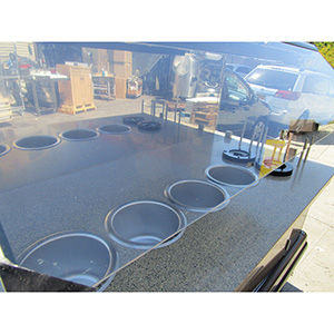 67" Four-Pot Soup Bar with Sneezeguard; New image 2