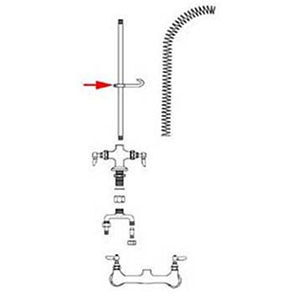 FMP Finger Hook & Screw, T&S # 002873-40 image 2