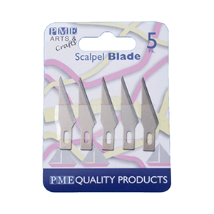 PME 5-Pk Spare Blades for Craft Knife, Scalpel image 1