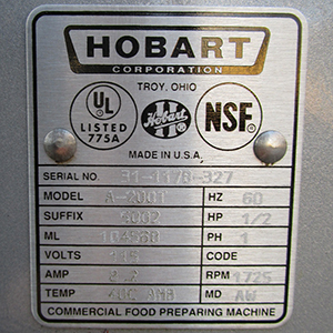 Hobart A200T 20 Quart Mixer with Timer, Great Condition image 5