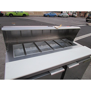 Beverage Air SUR48-12 Refrigerated Prep Table, Great Condition image 2