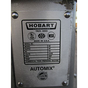 Hobart 30 Quart Mixer D300 with Timer, Great Condition image 4