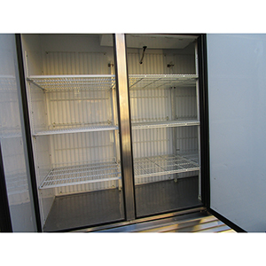 True 3 Solid Door Reach in Freezer T-72F, Used Good Condition image 1