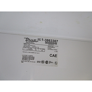 True 3 Solid Door Reach in Freezer T-72F, Used Good Condition image 7