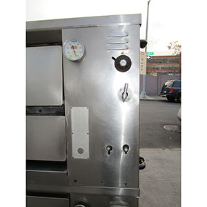 Bari Double Stack Gas 6 Pie Pizza Oven 6-48, Good Condition image 6