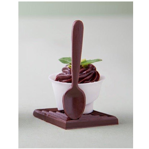 Plastic Bendable Chocolate Mold, Spoons image 1