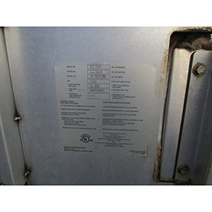 Baxter Mini Rotating Rack Gas Convection Oven OV300G, Very Good Condition image 5