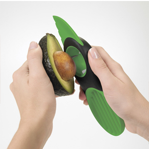 OXO Good Grips 3-in-1 Avocado Slicer, Green image 2