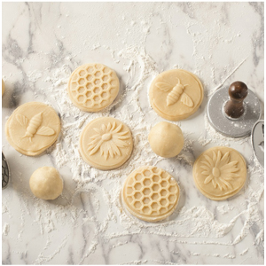 Nordic Ware 01250 Honey Bee Cookie Stamps, Set of 3 image 1