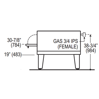 Blodgett Deck Oven Model 961, Good Condition image 6