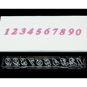 Windsor Cake Craft Script Numbers Clikstix Cutter image 1