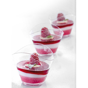 Martellato Transparent "Wave" Dessert Cups, 120ml (4 oz.) capacity image 1