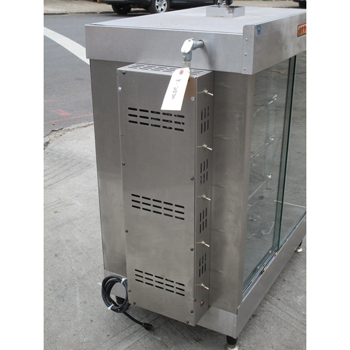 Attias 20 Chicken Commercial Rotisserie Oven Machine, Natrual Gas, Good Condition image 6
