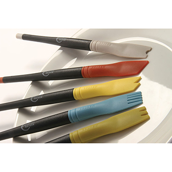 Mercer Culinary 35615 Silicone Plating Brush Set with Storage Bag image 1