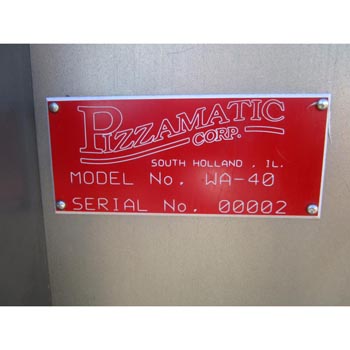 Pizzamatic WA-40 Cheese Dropper / Waterfall Topping Applicator, Used Excellent Condition image 7