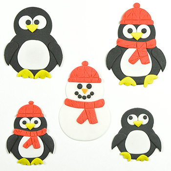 FMM Sugarcraft Mummy and Baby Penguin Gumpaste Cutter Set image 2