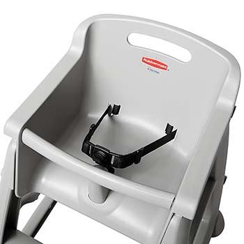 Rubbermaid FG781408PLAT Sturdy Chair High Chair without Wheels, Platinum image 4