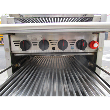 MagiKitch'n FM-624-RMB Gas Char Broiler - Radiant, 24" Wide, Great Condition image 4