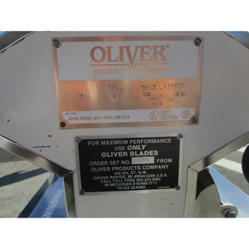 Oliver Bread Slicer 777, 1/2" Slice Thickness, Excellent Condition image 3