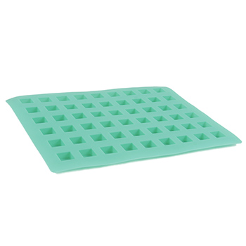 O'Creme Silicone Truffle Mold, Square, 54 Cavities image 1