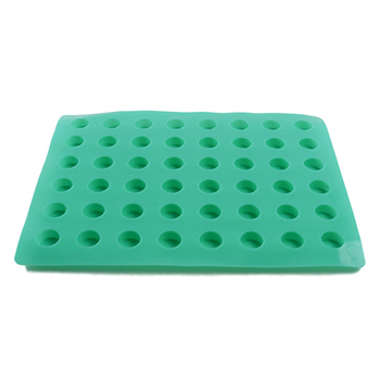 O'Creme Silicone Truffle Mold, Cylinder, 48 Cavities image 1