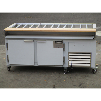 Leader Custom Made Salad Bar, 72"W x 34-1/2"D, Brand New image 2