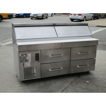 Randell 51368WPR Refrigerator Prep Table, Excellent Condition image 1