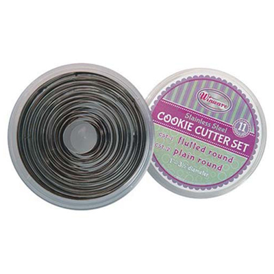 Winco Cookie Cutter Set, Set of 11 image 1