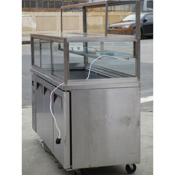 Turbo Air JBT-72 Refrigerated Salad Bar With Custom Enclosed Sneeze Guard, Excellent Condition image 6