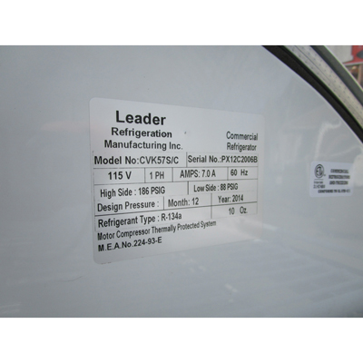 Leader CVK57-SC Curve Refrigerated Bakery Case, Great Condition image 5