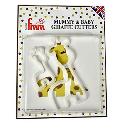 FMM Giraffe Mummy & Baby Cutters - set of 2 image 1