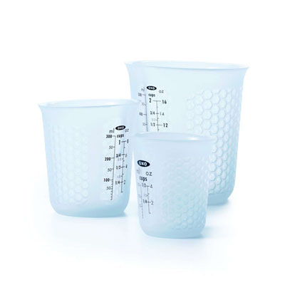 OXO Good Grips Squeeze & Pour Silicone Measuring Cup Set image 1