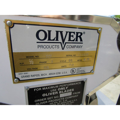 Oliver 777 Bread Slicer 3/4" Cut, Great Condition image 3