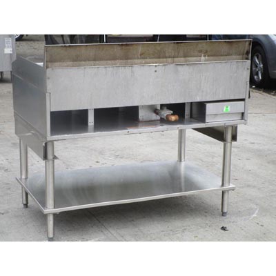 MagiKitchen MKG48 48" x 24" Natrual Gas Chrome Griddle, Great Condition image 2