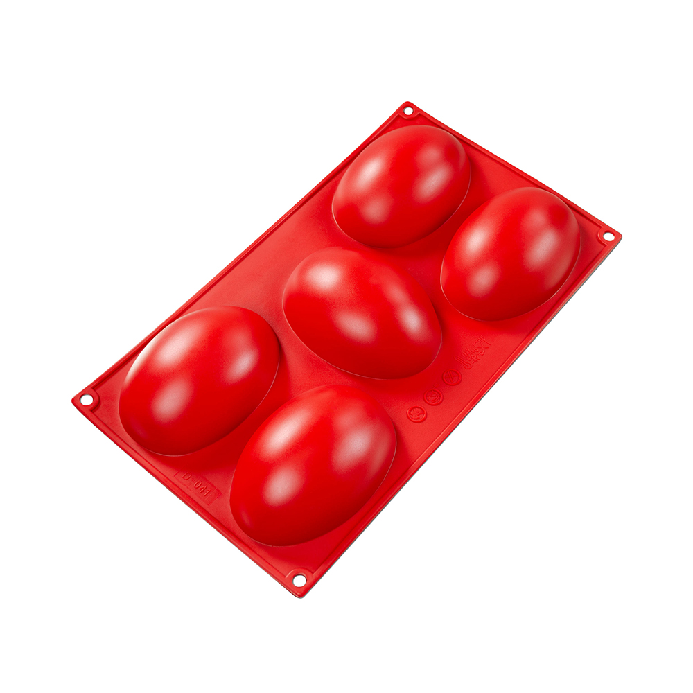 Silicone Mold, Half Egg, 4.4 Oz. image 1
