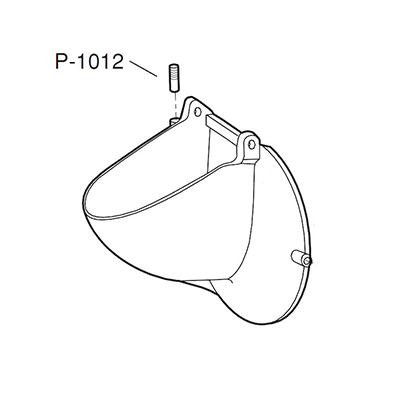 Alfa P-1012 Upper Hinge Pin (Long) for VS-99D Door image 1