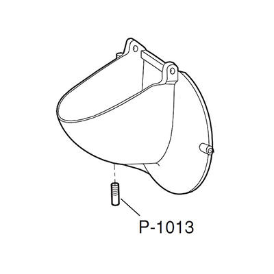 Alfa P-1013 Lower Hinge Pin (Short) for VS-99D Door image 1