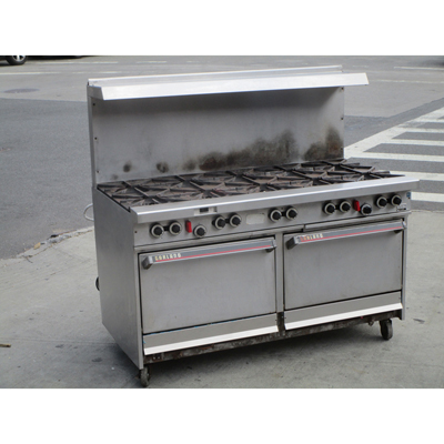 Garland 10 Burner Natrual Gas Stove Model H284RC, Good Condition image 1