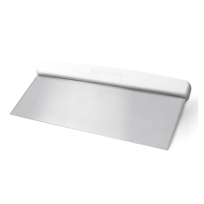 Stainless Steel Dough Scraper 10" x 3.5" image 1