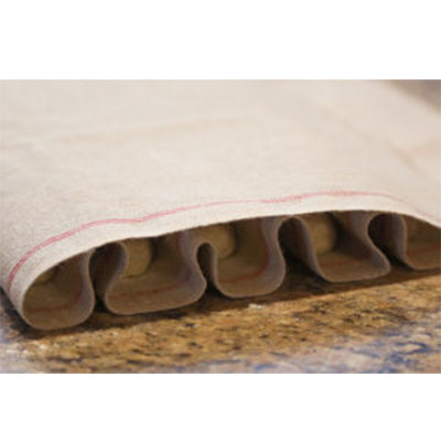 Vollum Baker's Couche Proofing Cloth, 100% Flax Linen Size: 65cm x 40 Meters - Roll image 2