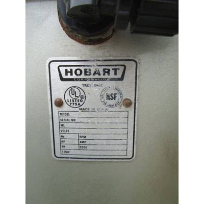Hobart 80 Quart L800 Mixer, Very Good Condition image 3