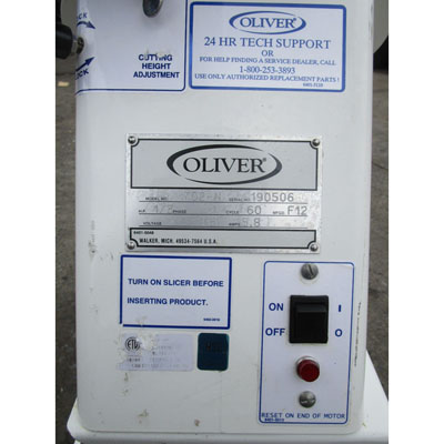 Oliver Bagel Slicer 702N, With Return Slide, Used Excellent Condition image 4