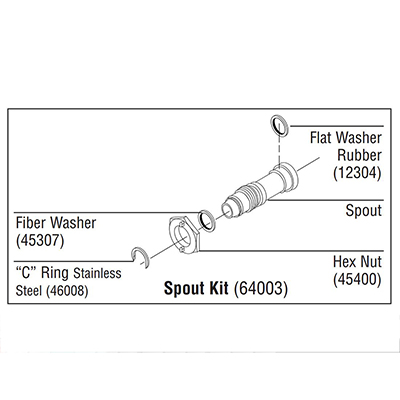 Cambro Flat Washer for Plug image 1